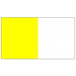 Saffron/White Vertical Stripe 5'x3'