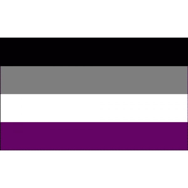 Asexual (Gay Pride) medium table flag