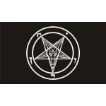 Baphomet Church of Satan 5'x3'