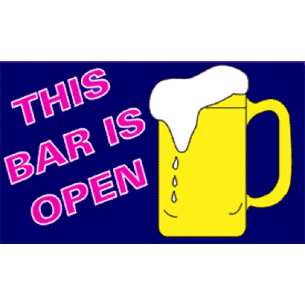 This Bar is Open (beer) 5'x3'