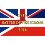 Battle of the Somme 100 Years 5'x3'