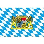 Bavaria Crest and Lion  (Oktoberfest) 3'x2'