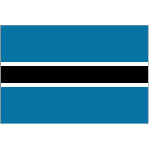 Botswana medium table flag