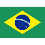 Brazil Medium table flag