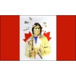 Canada with Indian 5'x3'