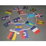 10m 32 flag Caribbean Nations bunting