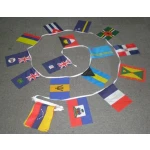 10m 32 flag Caribbean Nations bunting