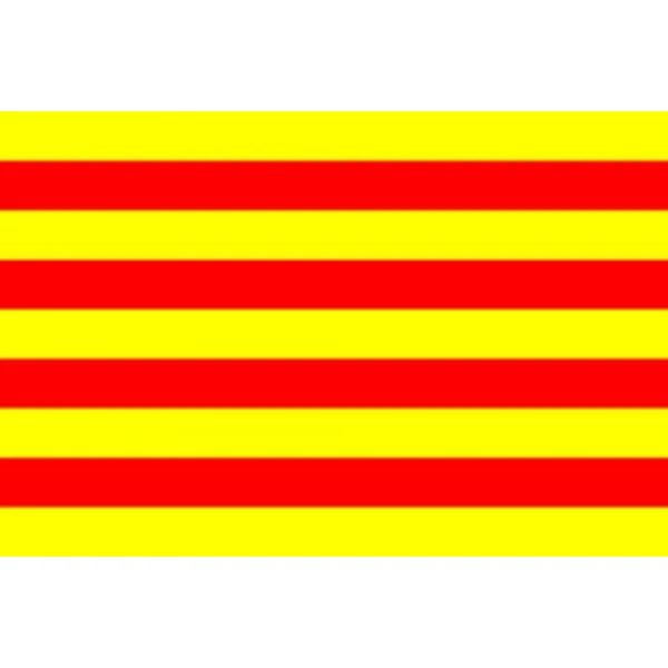 Catalonia (Catalan) Table Flag
