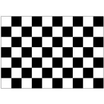Checkered Black/White 5'x3'