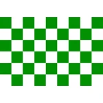 Checkered Green/White 5'x3'