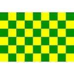 Checkered Green/Yellow 5'x3'