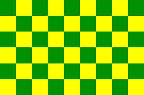 check-green-yell-4ddbb08edab0f Checkered green/yellow hand flag - Image 1