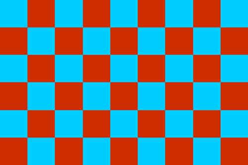 check-maroon-sky-4ddbb117daccc Checkered maroon/sky blue hand flag - Image 1