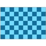 Checkered sky blue/navy  table flag