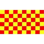 Checkered Red/Yellow 5'x3'