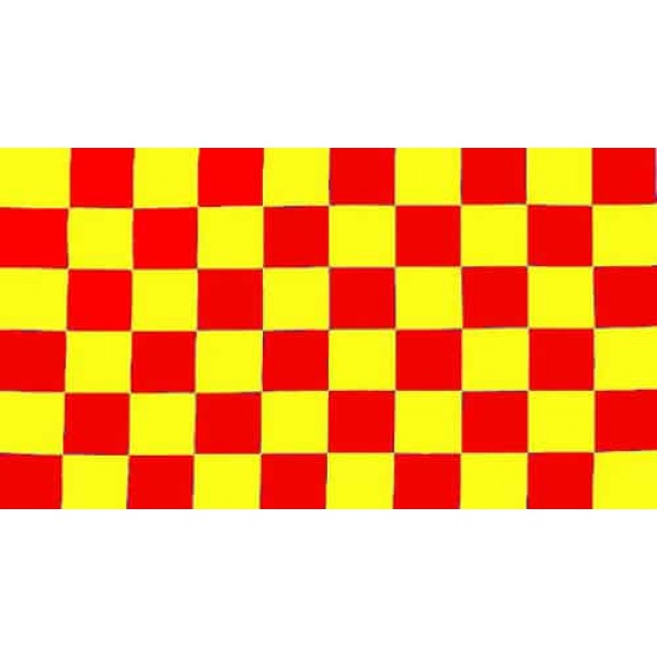 Checkered Red/Yellow 5'x3'
