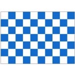Checkered Royal blue/white 5'x3'
