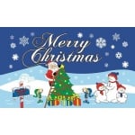 Christmas North Pole Flag 5'x3'