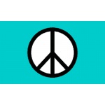 CND Peace hand flag