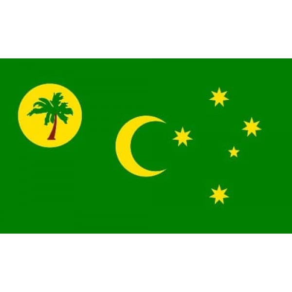 Cocos Keeling Islands table flag