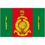 Commando Training Centre Royal Marines hand flag