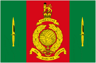 commando-trainin-552bbf530b51f Commando Training Centre Royal Marines table flag - Image 1