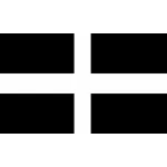 British Counties Flags - Cornwall