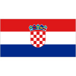 Croatia medium table flag