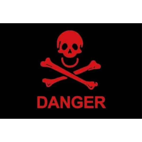 Danger 5'x3'