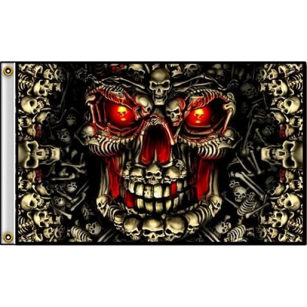Deadly Skulls 5'x3'
