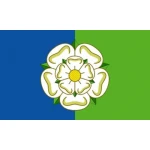 Yorkshire East Riding medium table flag