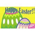 Happy Easter hand flag