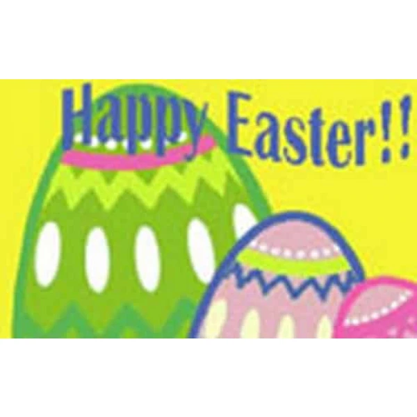 Happy Easter table flag