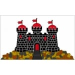 edinburgh 5' x 3' flag