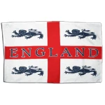 Euro 2020 Flag, England 4 Lions