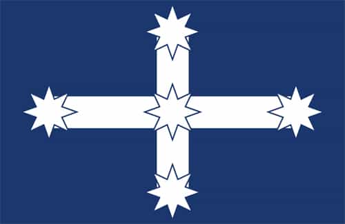 eureka-australi-52cfe2c554998 Eureka (Australia) hand flag - Image 1