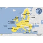 Euro 28 Table Flag Pack without bases