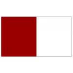 Vertical Stripe Maroon/white 3'x2'