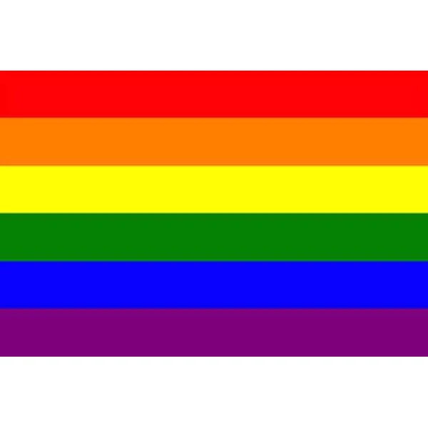 Gay Pride (Rainbow) table flag