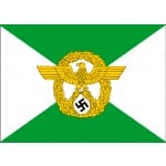 German Police Flag 5'x3'