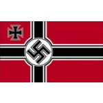 German WW2 hand flag