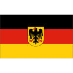 Germany State large hand flag