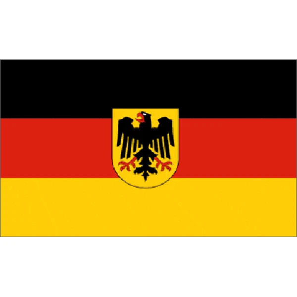 Germany State large hand flag