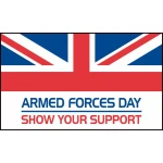 Armed Forces Day hand flag