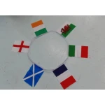 16m   24 flag 12"x18" 6 Nations Rugby Bunting