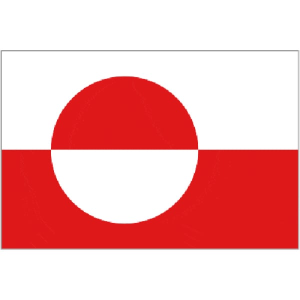 Greenland medium table flag