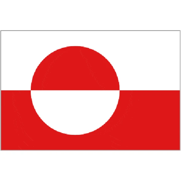 Greenland medium table flag
