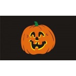 Halloween Pumpkin table flag