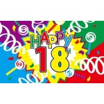 Happy 18th Birthday 5'x3'