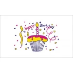 Happy Birthday Cake 5'x3'